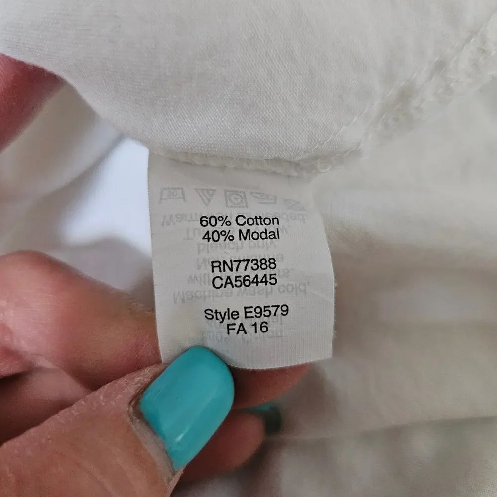Madewell Drapey Oversized Boyshirt in Pure White Large - Picture 5 of 7